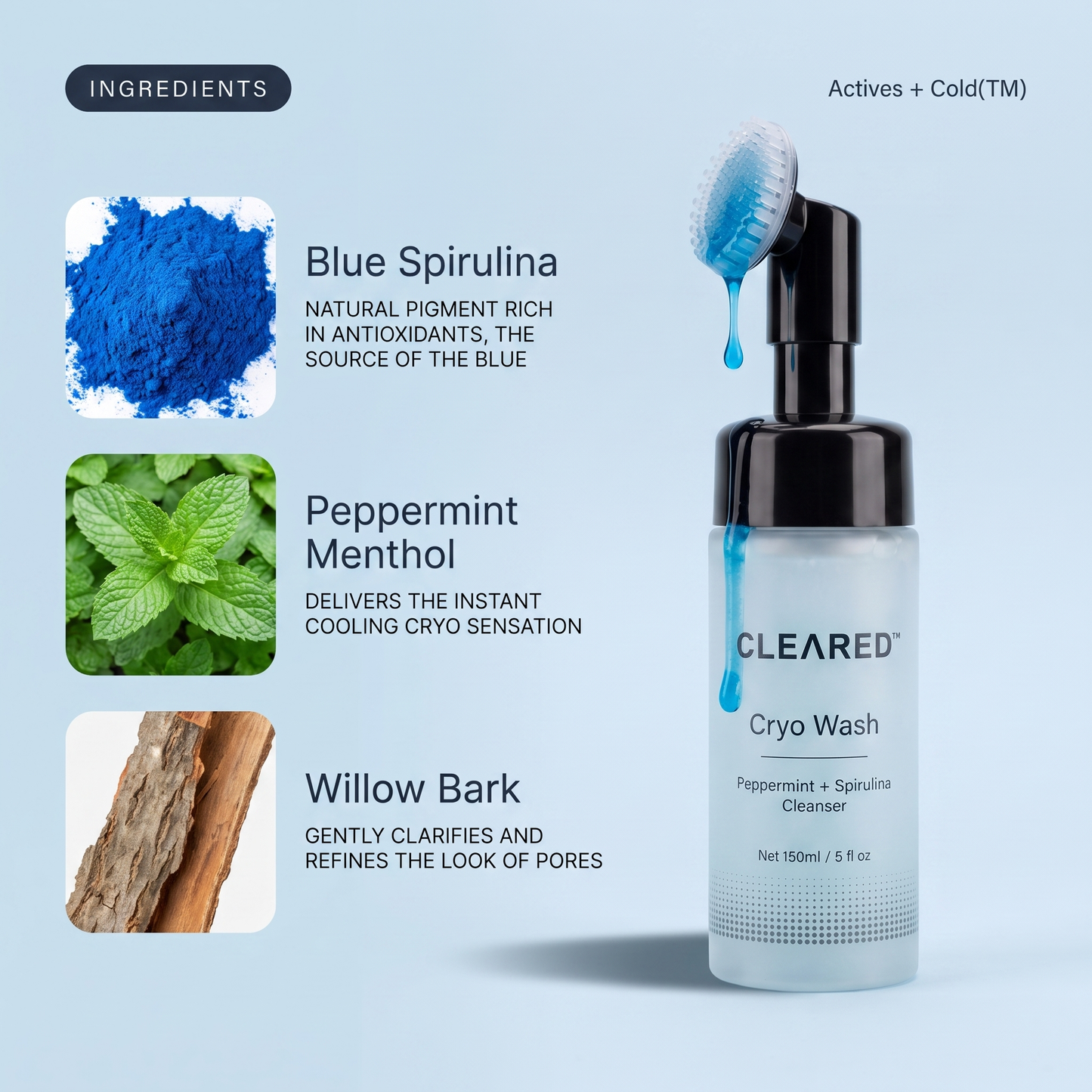CLEARED® Cryo Wash Cleanser